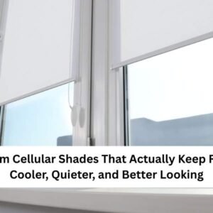 Custom Cellular Shades That Actually Keep Rooms Cooler, Quieter, and Better Looking