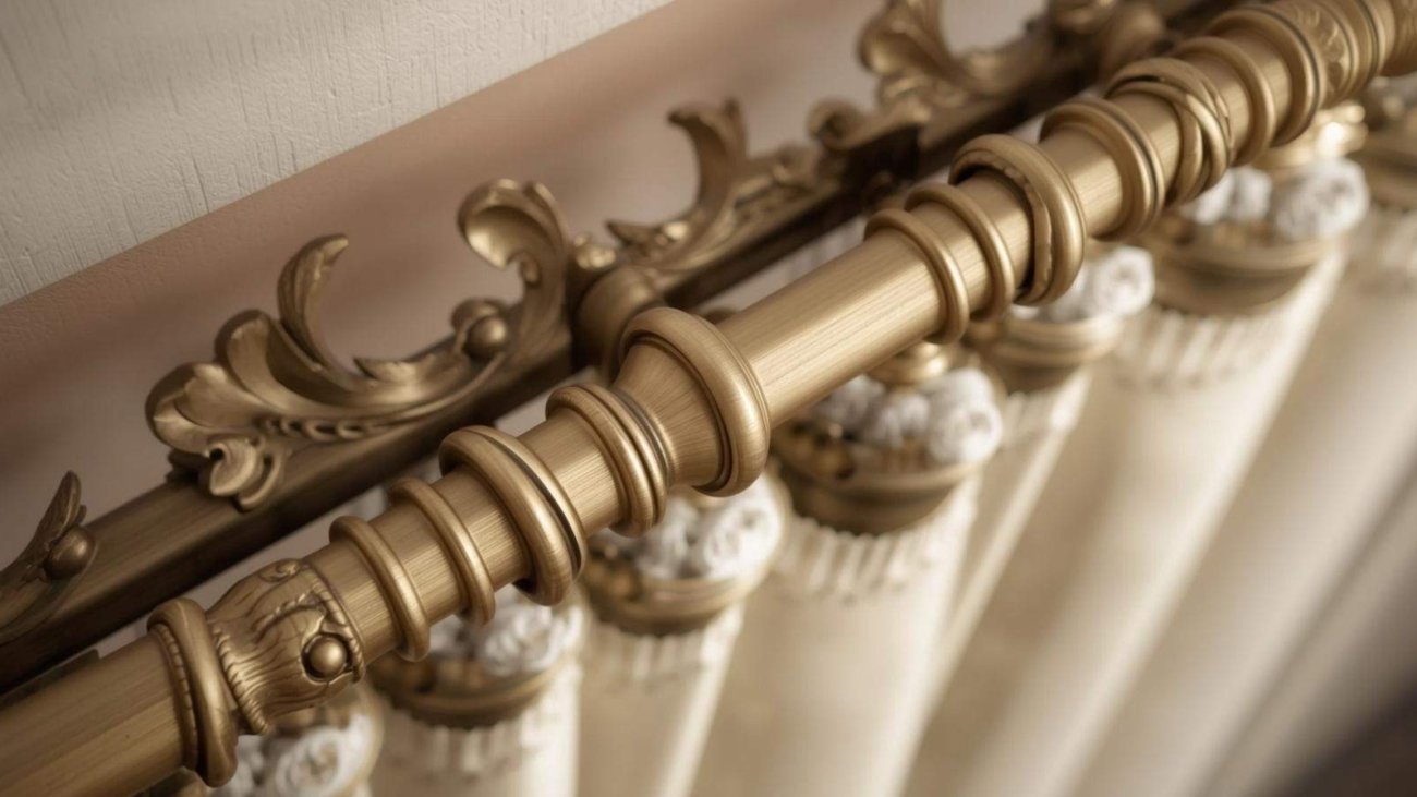 French Return Curtain Rods